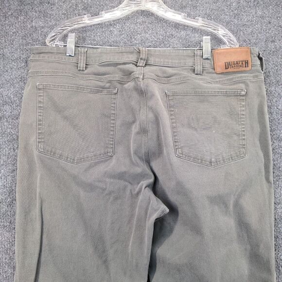 Duluth Trading Co. Flex Fire Hose Straight Leg Pants Mens 42x32 Gray Workwear - Picture 8 of 16